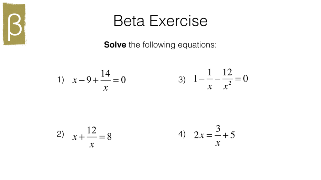 A18a – Solving quadratic equations by factorising – BossMaths.com