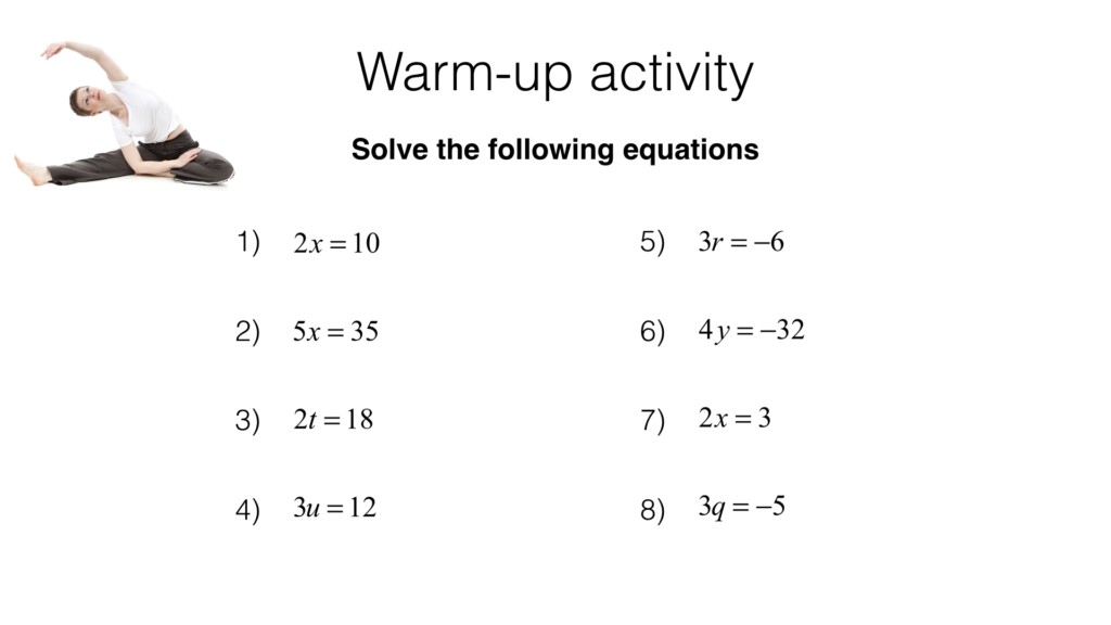 A19a – Solving two linear simultaneous equations algebraically by ...