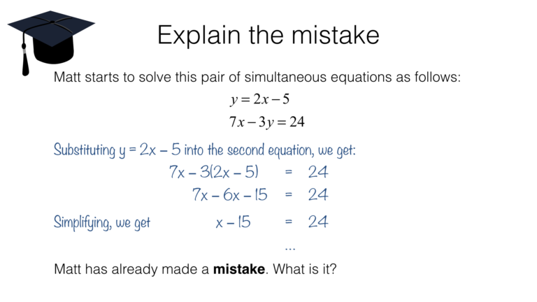 A19b – Solving two linear simultaneous equations graphically or ...