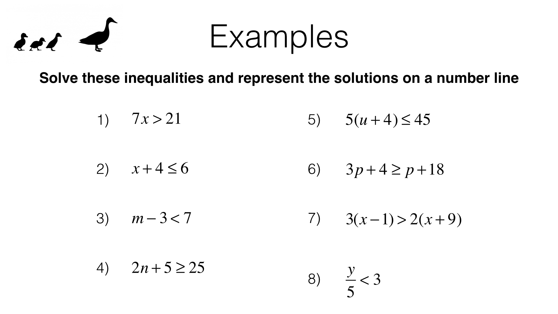 Linear Equations And Inequalities Worksheet Zipworksheet
