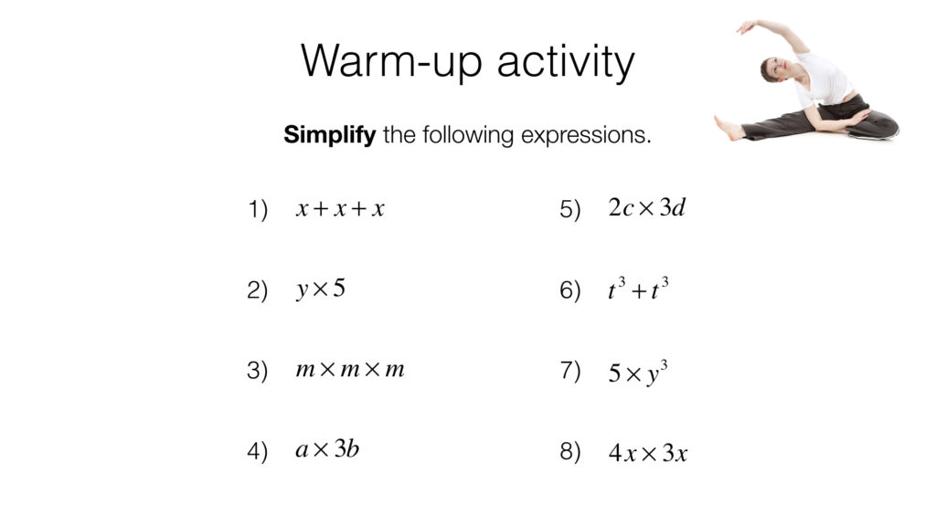 A4a – Simplifying and manipulating algebraic expressions by collecting ...