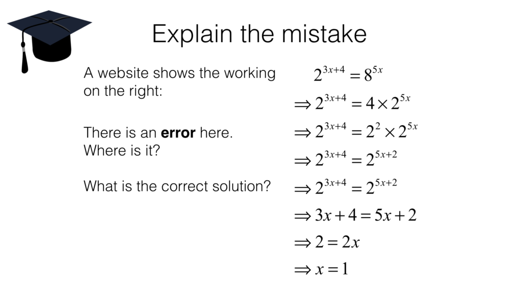 A4i Index laws and solving equations involving indices