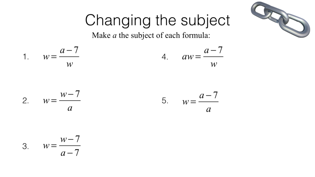 Rearranging Formulas To Change The Subject Assorted Problems ...