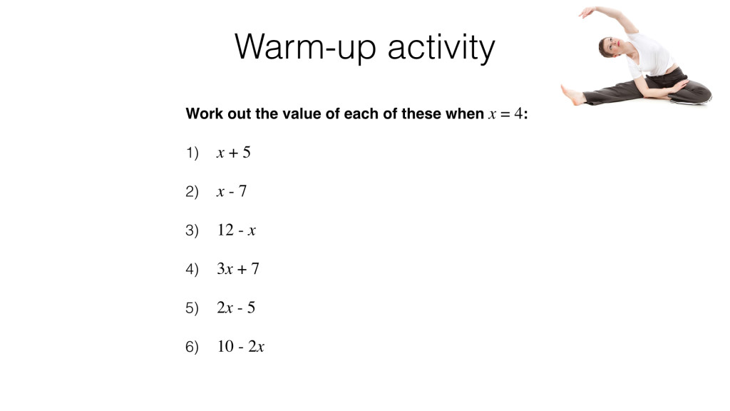 A9a – Plotting straight line graphs – BossMaths.com