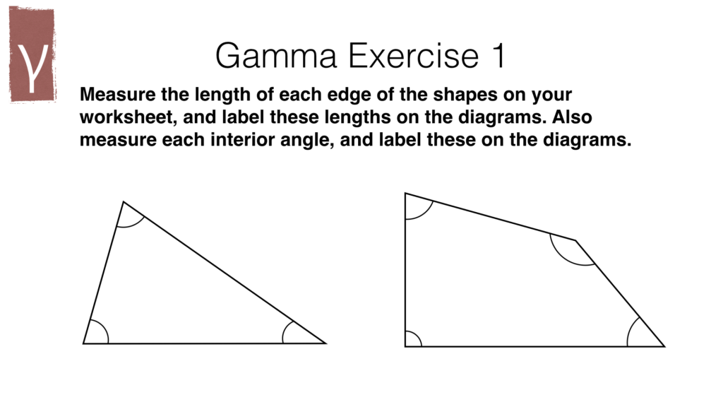 G15a – Measuring line segments and angles in geometric figures