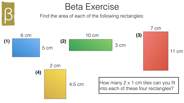 G16a – Area of a rectangle – BossMaths.com