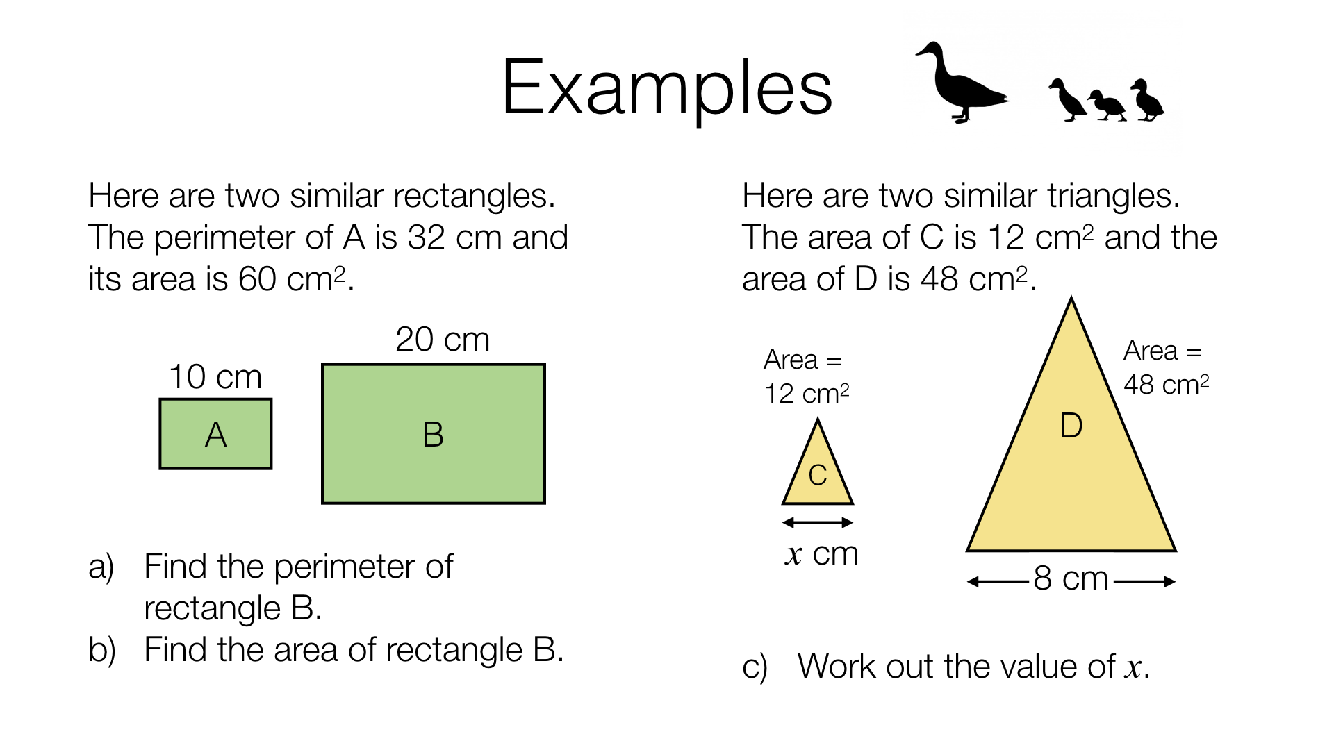 g19a-lengths-areas-and-volumes-in-similar-shapes-bossmaths