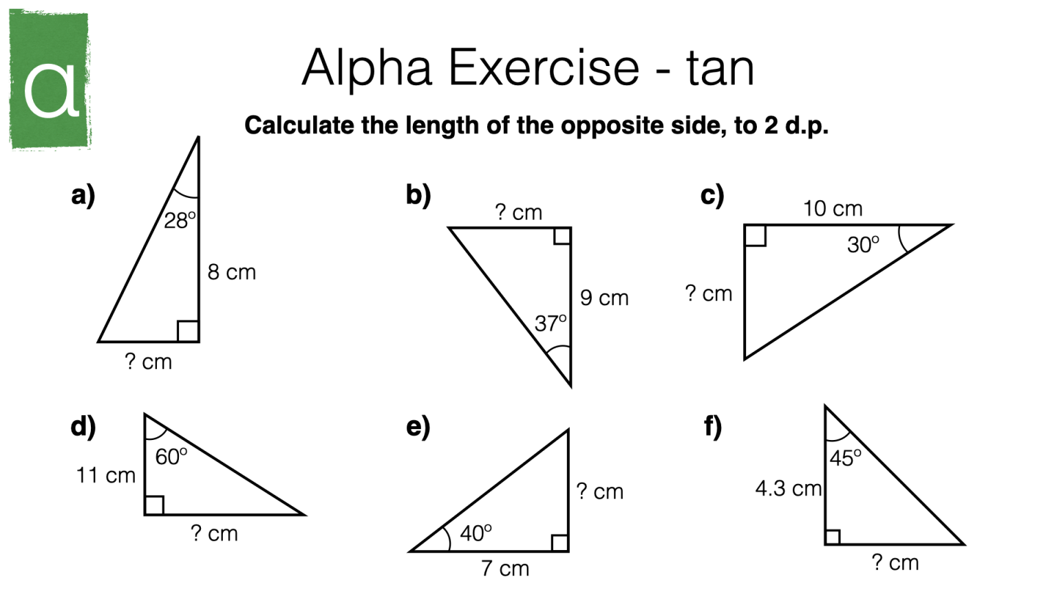 G20b Trigonometric Ratios Sin Cos And Tan BossMaths