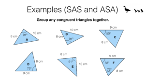 G5a – Congruence Criteria For Triangles (SSS, SAS, ASA, RHS ...