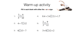 N1e – Ordering integers, decimals and fractions and using the symbols ...