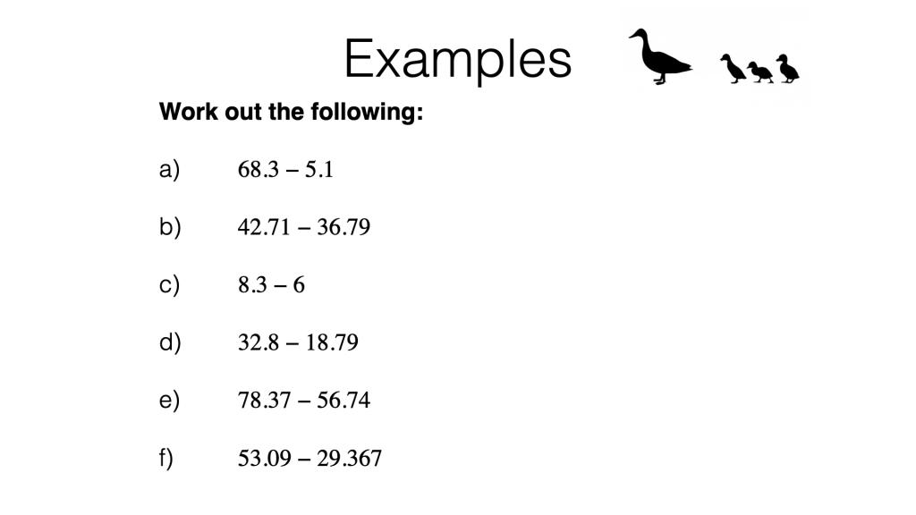 N2d – Applying the four operations to decimals – BossMaths.com