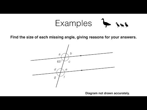 G3b Alternate And Corresponding Angles On Parallel Lines